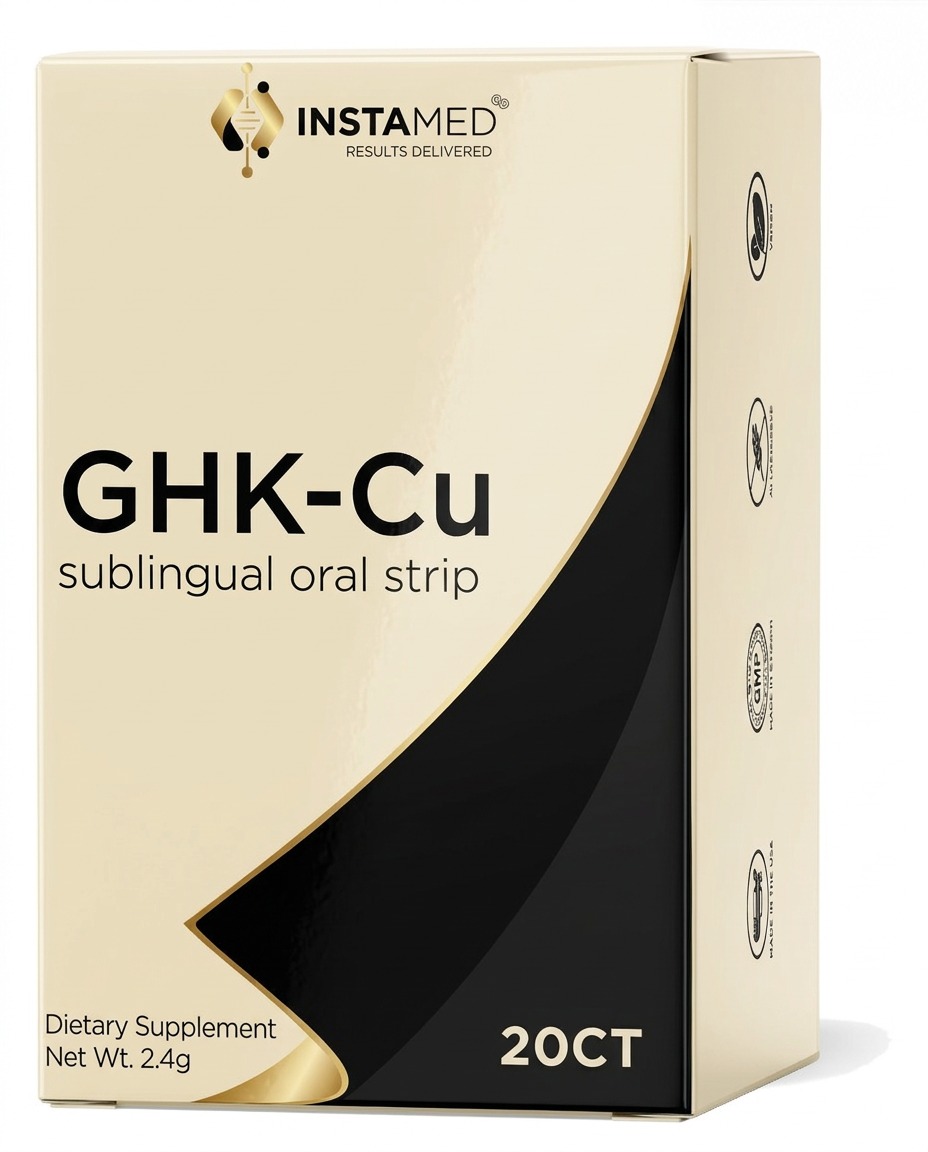BEAUTY & HAIR GHK-Cu oral dissolving strips box, 20 strips