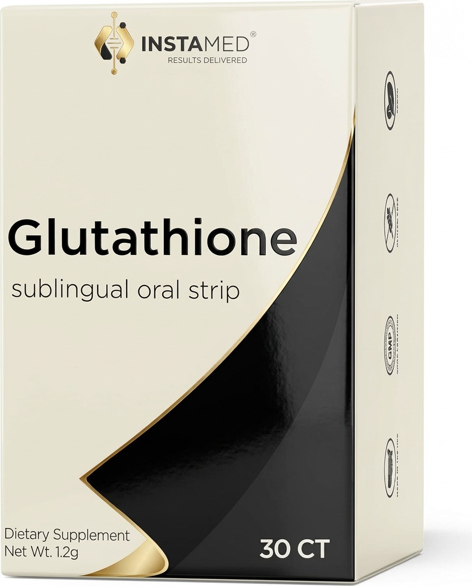 VITALITY Glutathione and NAC oral dissolving strips box, 30 strips