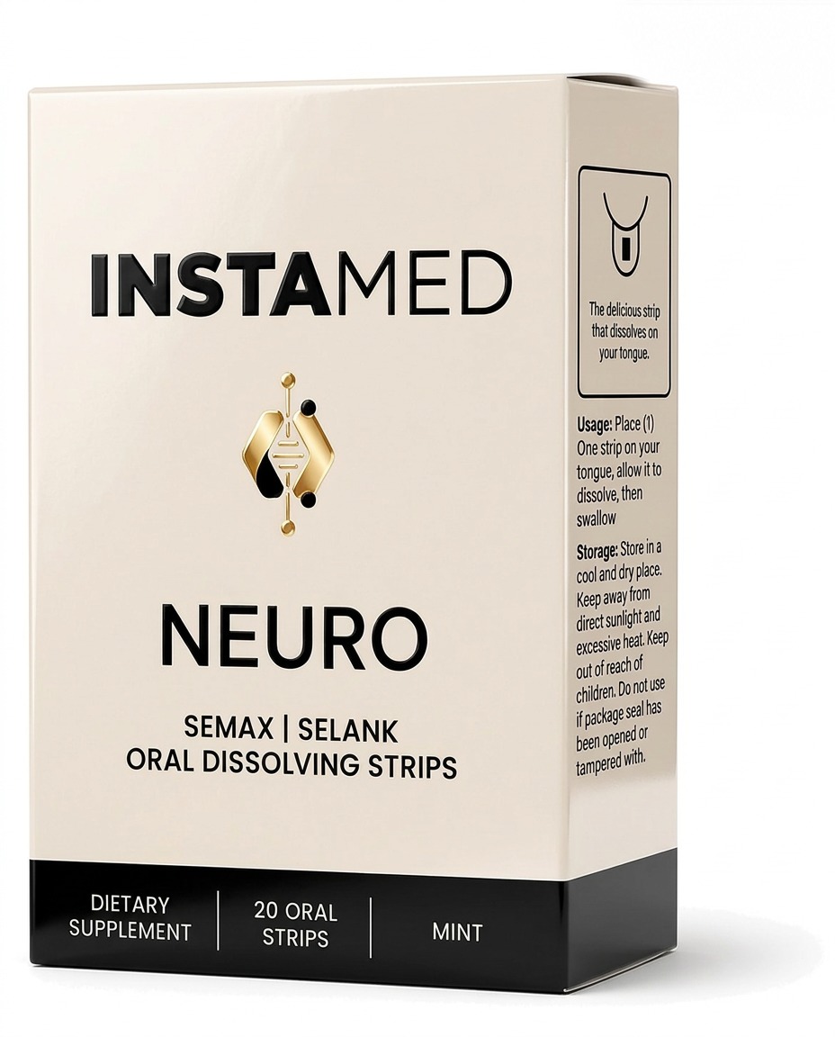 NEURO oral dissolving strips box, 20 strips, mint flavor