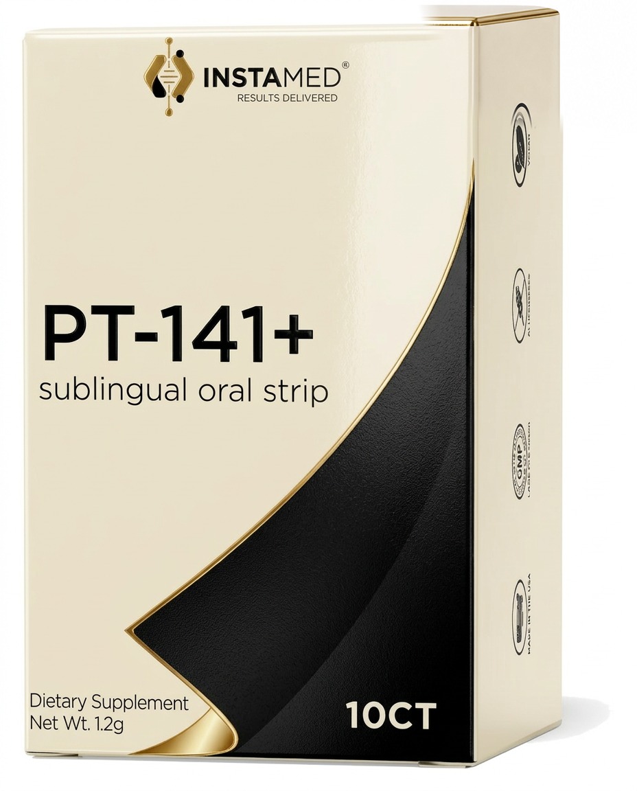 INTIMACY PT-141 oral dissolving strips box, 10 strips