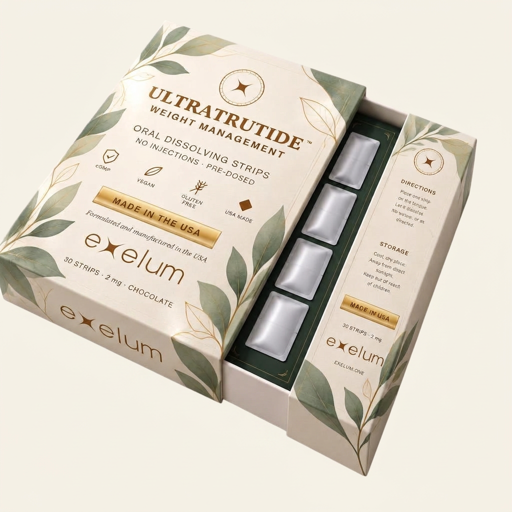 Exelum Ultratrutide oral strip package